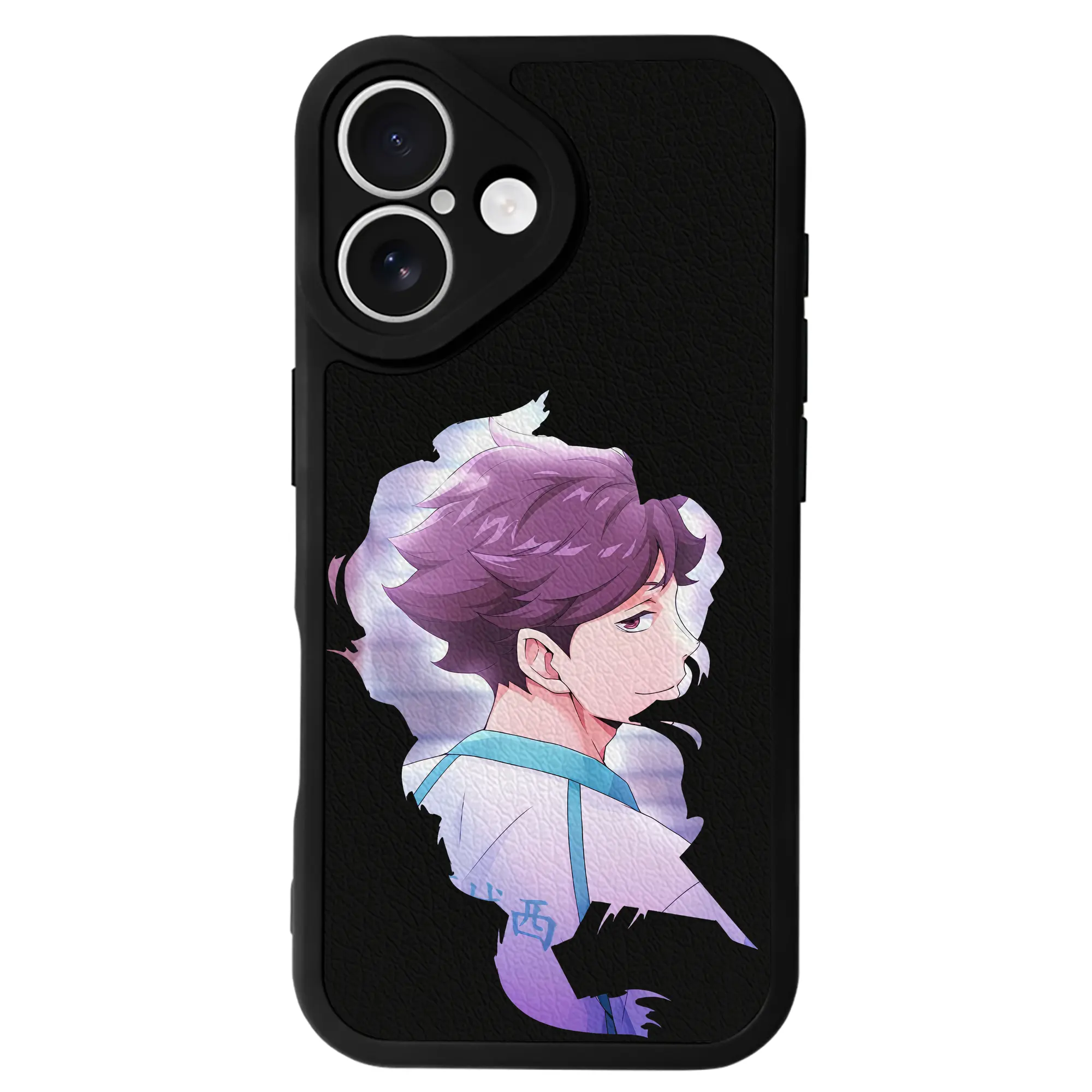 ハイキュー!! グッズ,及川徹 - IPhone 16シリーズ対応 ・ シリコンスマホケース ・ レザー調 ・ 高精度フィット ・ 耐衝撃 ・ ワイヤレス充電対応 ・ 精密カット